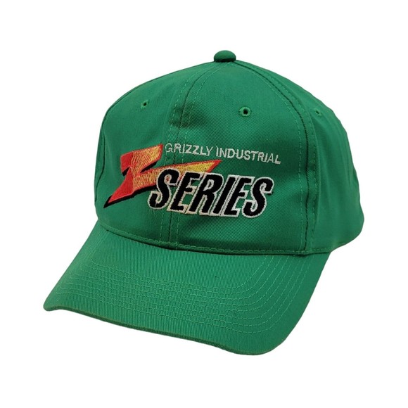 Vintage Grizzly Industrial Z Series Embroidered Green Snapback Hat Cap (Read) - Picture 2 of 9